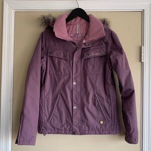 Burton Purple Winter Ski Snow Jacket Women's Sz.S Skiing Snowboarding Coat